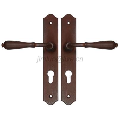 antique rustic grey rustique forging Ironmongery steel door handle rust level iron gate handles