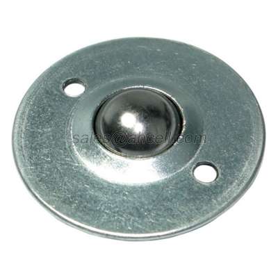 CY-38B 1-1/2" 38mm main ball pressed steel fly disc ufo type flange 3 holes fixing ball transfer units