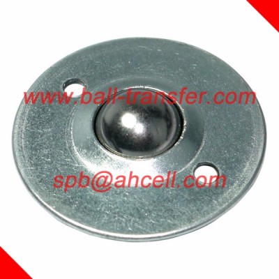 CY-30B 1-3/16" 30mm main ball pressed steel fly disc ufo type flange 3 holes fixing ball transfer units